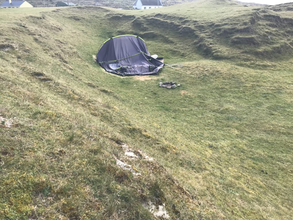 Tent on Machair Habitat
