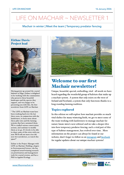 LIFE on Machair Winter Newsletter 2025